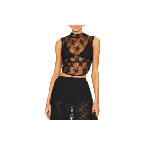 FREE PEOPLE Майка Женская Черная