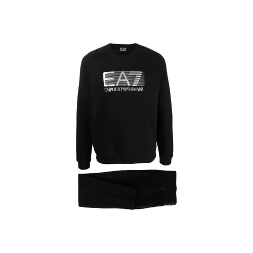 EMPORIO ARMANI EA7 Толстовка Комплект Мужской Черный