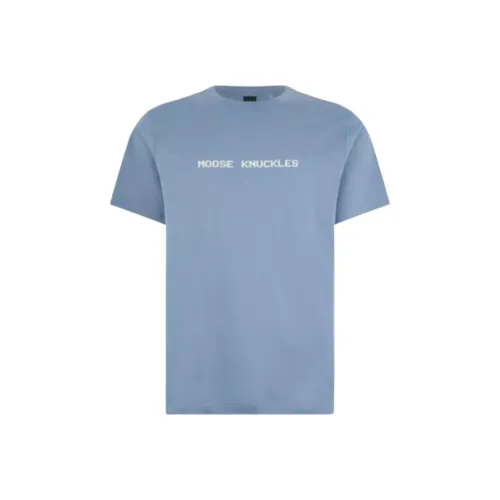 Moose Knuckles T-Shirt Мужская Ocean Blue
