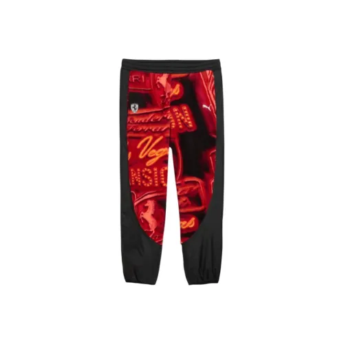 PUMA Scuderia Ferrari FW24 Гоночные брюки Мужские Черные