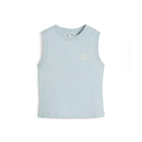 PUMA Майка Женская Светло-Синяя