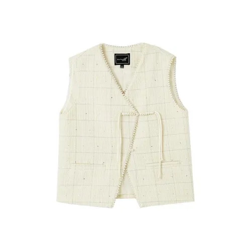 OUNIXUE Майка Женская Бежевая Желтая