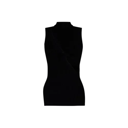 The Attico Майка Женская Черная