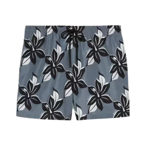 GUCCI SS25 Пляжные шорты Мужские Серые