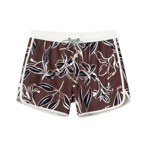 SURFCUZ Пляжные шорты Мужские Кофейного цвета
