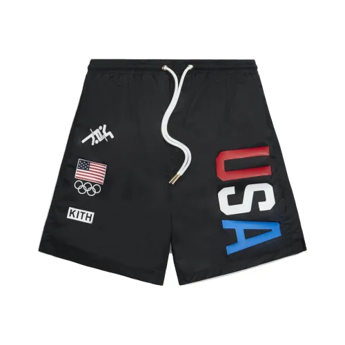 KITH SS21 Плавательные шорты Мужские Черные