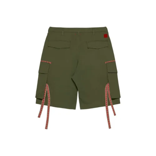 CLOT SS25 Карго Шорты Унисекс Армейский Зеленый