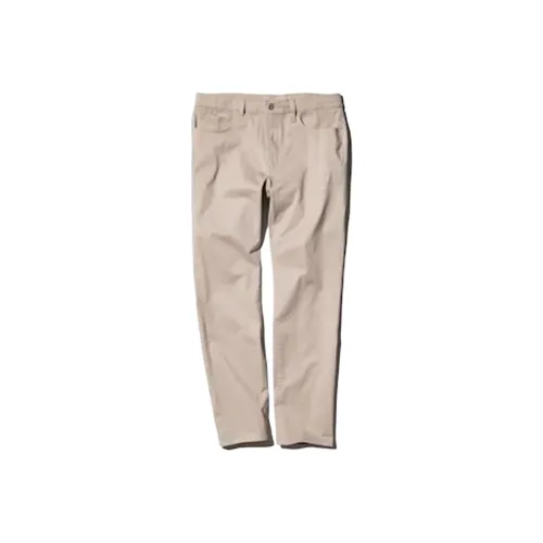UNIQLO Повседневные брюки Мужские Темно-бежевые