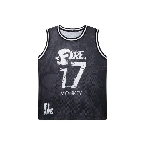 FireMonkey Баскетбольная Джерси Унисекс Черная