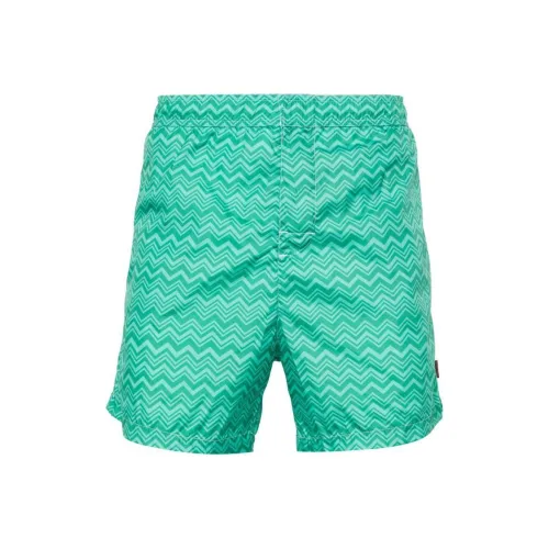 MISSONI SS24 Пляжные шорты Мужские Зеленые