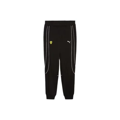 PUMA Scuderia Ferrari SS24 Гоночные брюки Мужские Черные