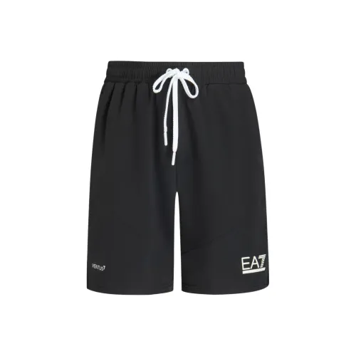 EMPORIO ARMANI EA7 SS24 Повседневные шорты Мужские Черные