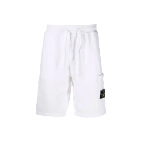 Stone Island Белый Мужские спортивные шорты