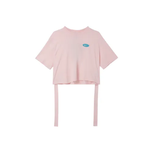 NIKE Розовые Женские Короткие Топы