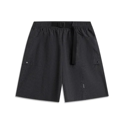 Шорты карго мужские черные