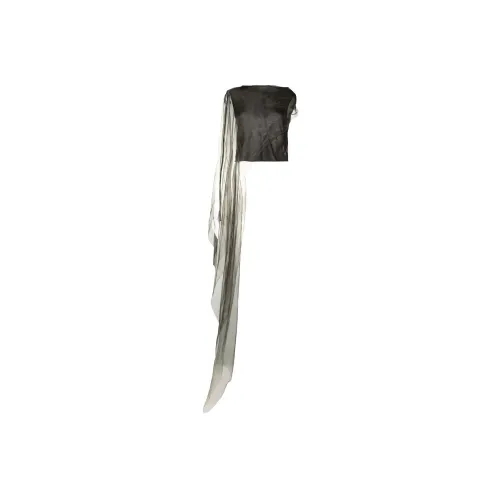 RICK OWENS Черный Женские Короткие Топы
