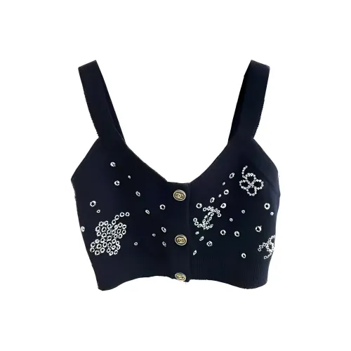 Chanel Майка Женская Морской Синий