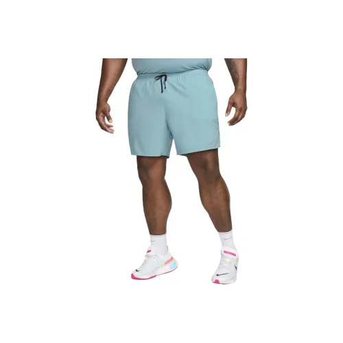 nike x Strider Dri Fit Мужской Dri Fit 7' Brief Lined Бег Шорты Повседневные шорты Мужской Джинсовый синий Бирюзовый