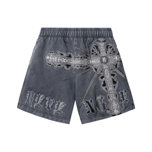 Повседневные шорты Revenge унисекс серого цвета