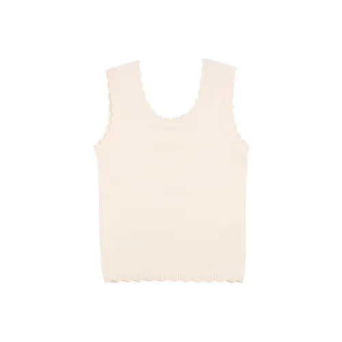 Geyini Экрю Женские Майки