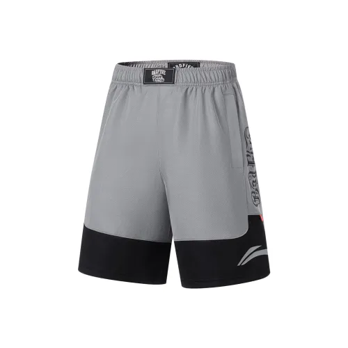 LINING Повседневные шорты Мужские Shark Серый Черный