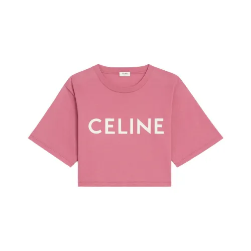CELINE SS22 T Рубашка Женская Розовая