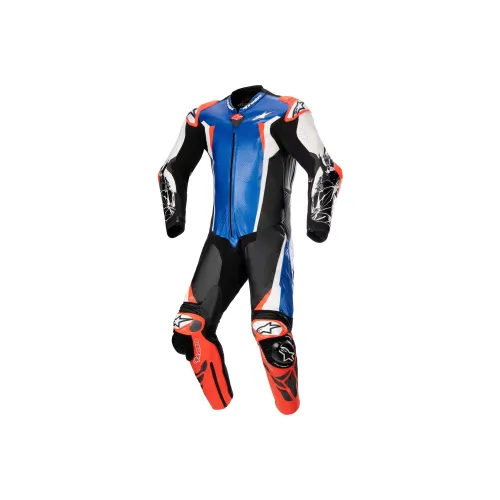 ALPINESTARS Металл Синий/черный/белый/Неоново-красный Унисекс Гоночные костюмы / Мотоциклетные костюмы