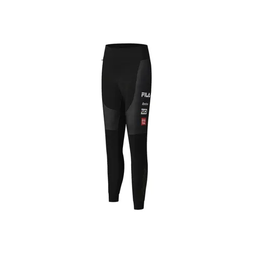 FILA Велоспорт Повседневные Штаны Унисекс Глубокий Черный