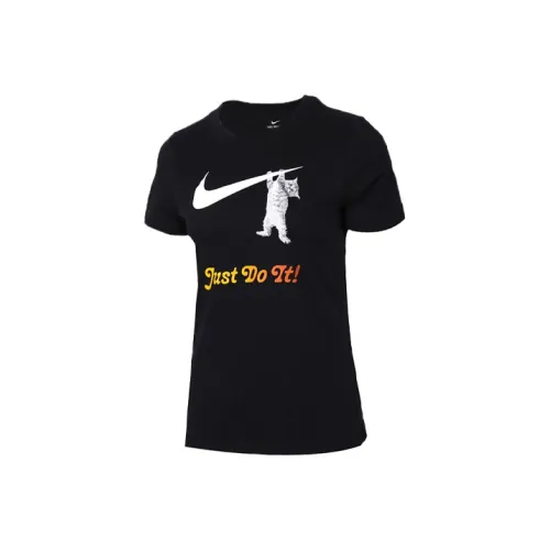 Nike Комплект с короткими рукавами T-рубашка Женская Черный