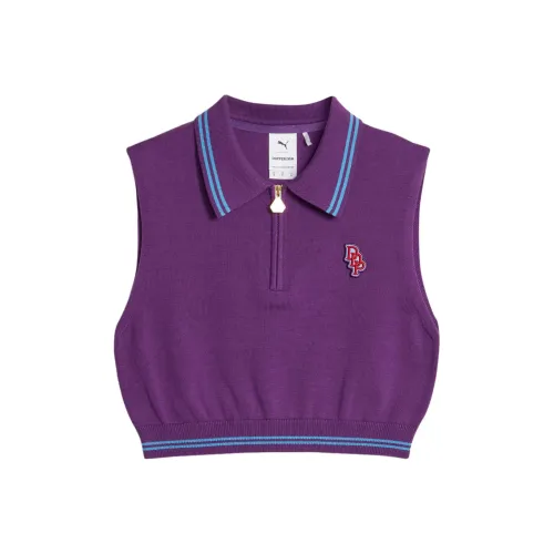 PUMA X DAPPER DAN Co Branded SERIES Фиолетовые Женские Майки