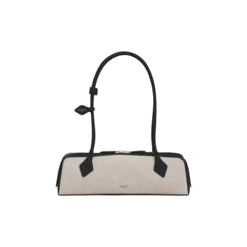 Alaia Linen Bag Crossbody Bag Medium Women's Apricot Black Alaia Льняная сумка через плечо средний размер женский абрикос и черный