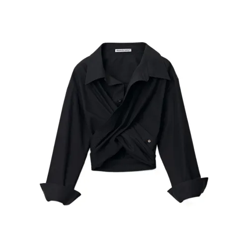 Alexander Wang SS22 Рубашка Женская Черная