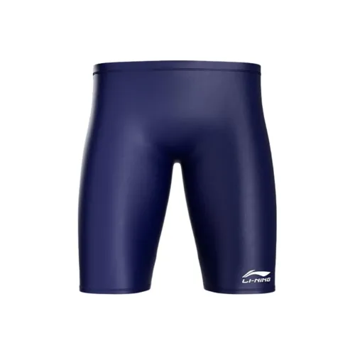 Плавательные шорты с подкладкой мужские темно-синие