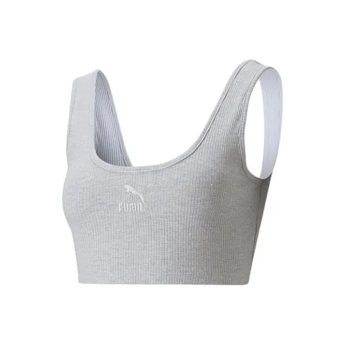PUMA CLASSICS Майка Женская Серого цвета