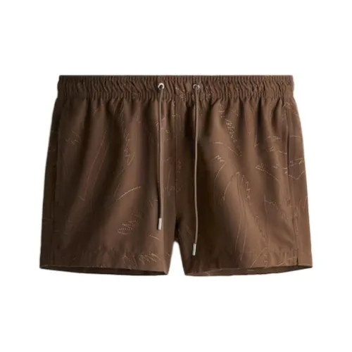 H M Плавательные шорты Мужские Темно-коричневые