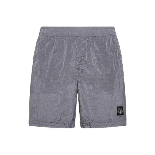 STONE ISLAND Серый/Пыльно-серый Мужские Повседневные Шорты
