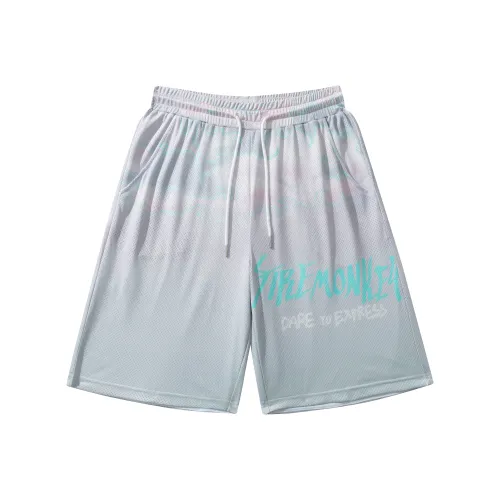FireMonkey Серые Унисекс Баскетбольные шорты