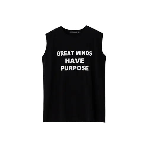 SOON FLOWER Летний топ без рукавов женский черный