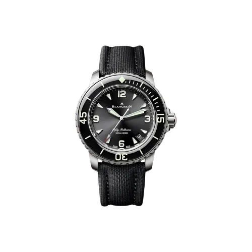BLANCPAIN Автоматический Механический Часы Мужские FIFTY FATHOMS 42,3 мм Черные