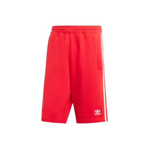 Adidas Originals ADICOLOR 3 Шорты Повседневные шорты Мужские Красные