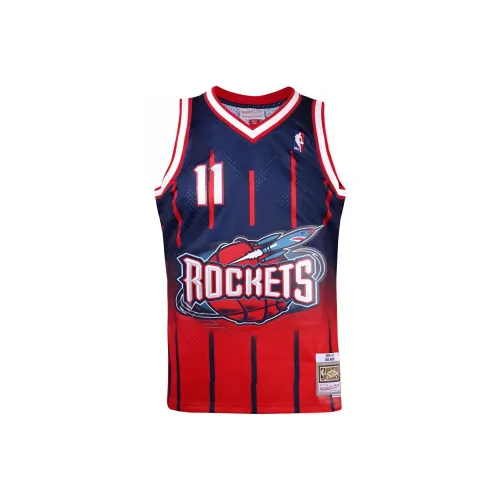 Mitchell Ness Красный синий Унисекс Баскетбольные Джерси