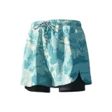 Неоновый зеленый с принтом