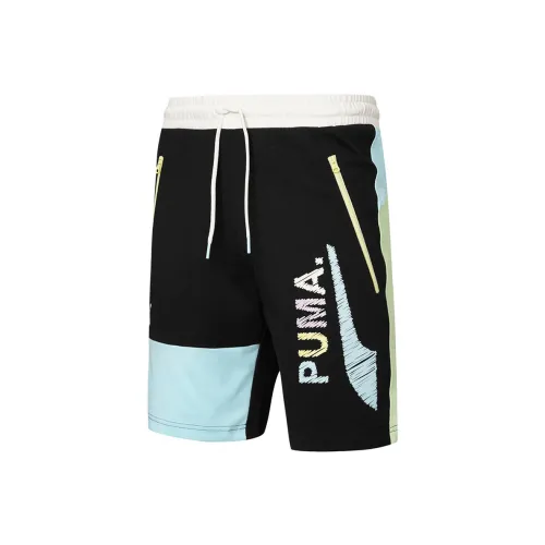 PUMA Athleisure Casual Мужские спортивные шорты черного цвета