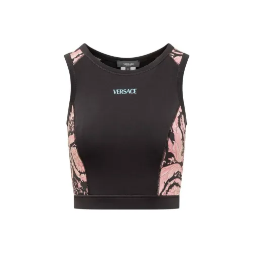 VERSACE Черные Женские Майки