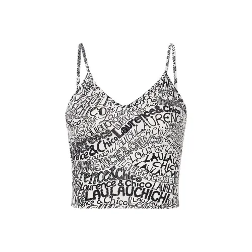 Laurence & Chico Черный/Белый Женские Майки