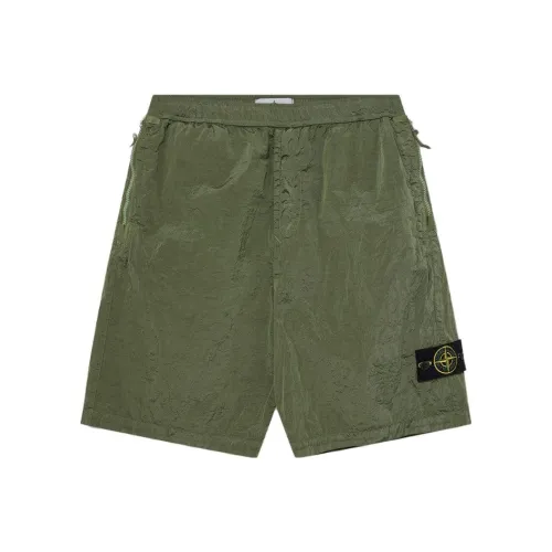 Stone Island Зеленые Мужские Повседневные Шорты