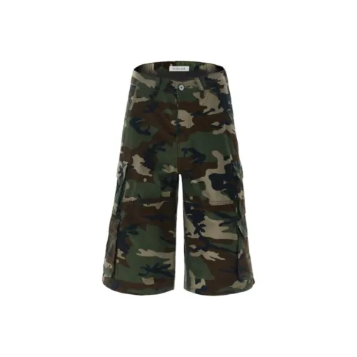 TINA GIA Карго шорты Мужской Камуфляж