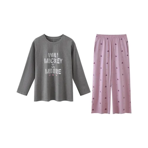 JINGYUN X Disney Пижамный комплект Женские Светлый и Мягкий Фиолетовый
