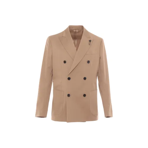 LARDINI Бизнес-костюм мужской коричневый