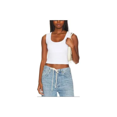 FREE PEOPLE Майка Женская Белая